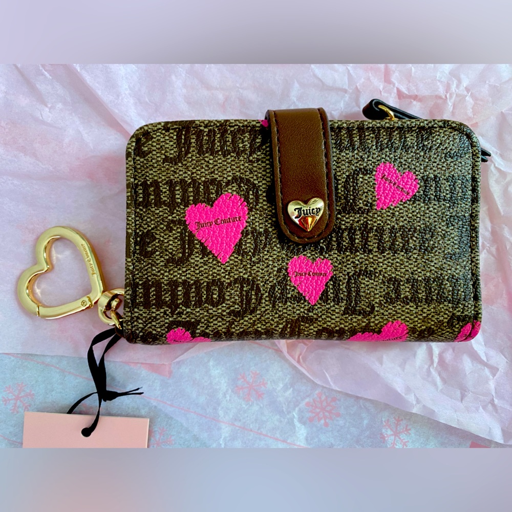 Juicy Couture Follow Your Heart 🩷 chestnut wallet 🪪